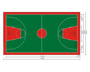硅PU籃球場（3mm）