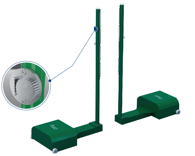 FTY-001 鋁合金羽毛球柱