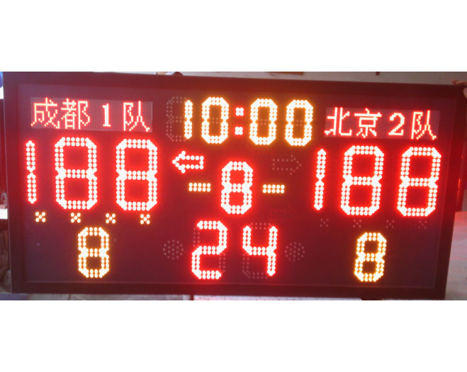 型號：XT-JFS24W 小型多功能電子記分牌