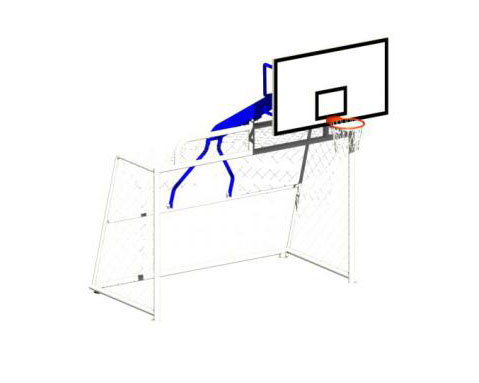 型號(hào)：YJD-J104 籃球架足球門組合