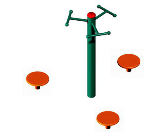 型號：YJD-Z61C 三位扭腰器